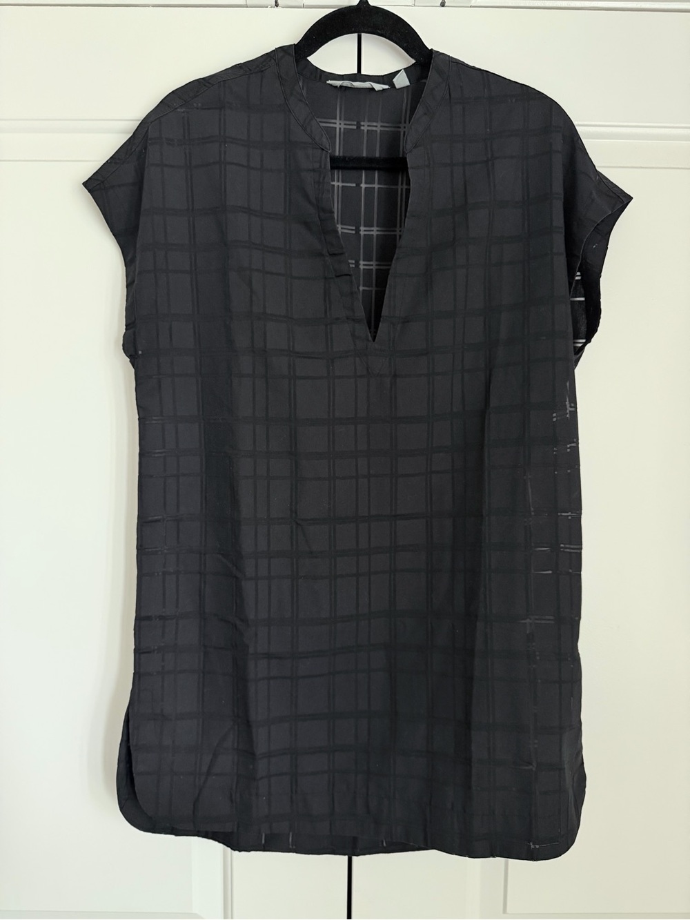 Athleta Black Cotton Blend Swim Coverup Size XS - Picture 3 of 9